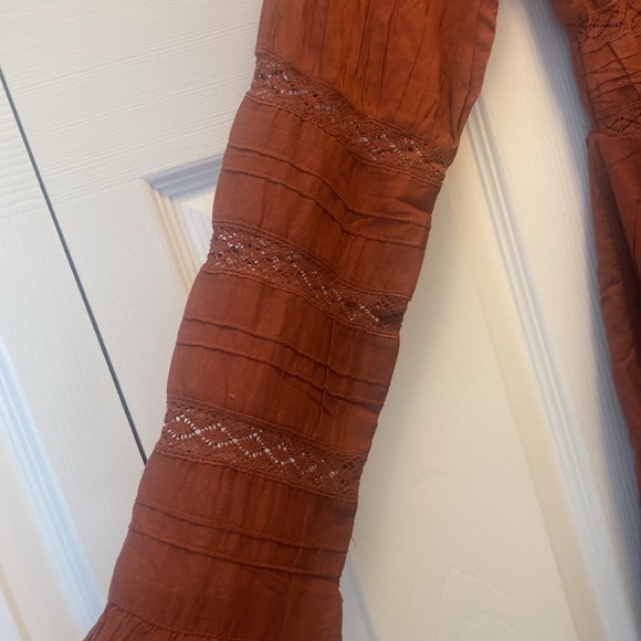 NWT Free People size 8 dress. Color deep bronze. - Picture 3 of 7